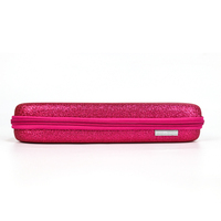 Boîte à ciseaux en PU à paillettes personnalisée mallette à outils colorée et antichoc en EVA mallette à outils portable pour la coupe de cheveux de voyage