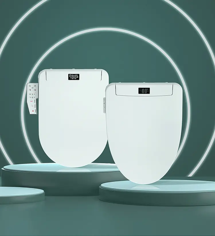 Bathroom Auto Open Electric Bidet Heated Cover Intelligent Smart Toilet Seat