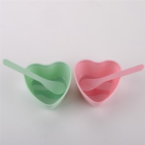 9Cm Hình Trái Tim Nhựa Mặt Nạ Trên Khuôn Mặt Bát Vẻ Đẹp Công Cụ Thiết Lập Mặt Nạ Trộn Bát Với Thìa - Product Image 5