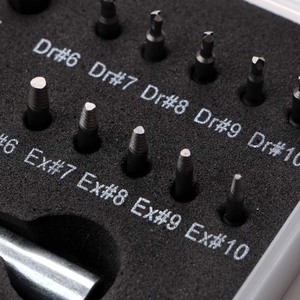 Tianhu Bolt Screw Remover Kit 22pcs Carbon Steel Spiral Flute Extractor Imperial Home Use - Product Image 5