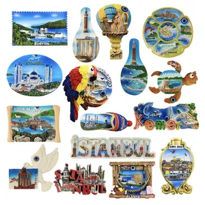 Imán de Resina 3D de Turquía, Imán de Refrigerador con Monumentos de <span class=keywords><strong>Ciudades</strong></span> <span class=keywords><strong>Turcas</strong></span>, Recuerdo de Viaje Turístico, Decoración para el Hogar, Artesanía - Product Image 1