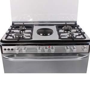 Cuisinière Combinée Gaz <span class=keywords><strong>et</strong></span> Électrique Xunda, 4 Feux Gaz <span class=keywords><strong>et</strong></span> 1 Plaque Électrique avec <span class=keywords><strong>Four</strong></span> - Product Image 4