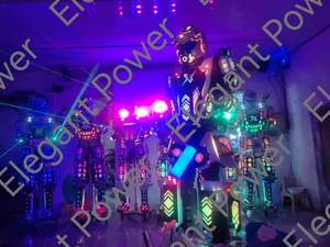 2025 नए आने वाले फ्री शिपिंग सुरुचिपूर्ण पावर के नेतृत्व वाले रोबोट सूट पार्टी के लिए टीम की दिग्गज कंपनी डिस्फ्राज़ डी रोबोट की पोशाक - Product Image 2