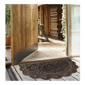 מסחרי מותאם אישית נגד החלקה entryway דלת מחצלות חצי עיגול חצי מעגל דלת מחצלת מסחרי - Product Image 1