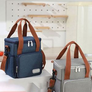 Boîte isotherme réutilisable et étanche pour le travail, les pique-niques, la plage, sac isotherme pour le déjeuner avec sangle réglable - Product Image 2