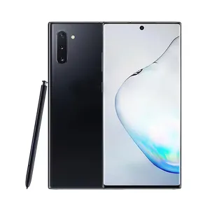 Ponsel Bekas Layar Besar 6.8 Inci, Cangkang Belakang Warna untuk Ponsel Sam Sung Unlock Note 10 Plus Sim Ganda