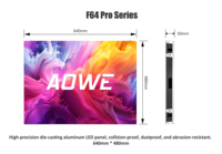Pantalla LED para Interiores de 640*480 mm, P1.5, P1.86, P2, P2.5, Video Wall a Todo Color, para Salas de Reuniones, Cines, Escenarios de Bodas, Fondo de Escenario