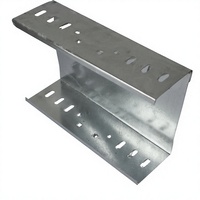 Fabricant de chemins de câbles perforés galvanisés à chaud, plateaux en acier avec couvercles et accessoires, style perforé