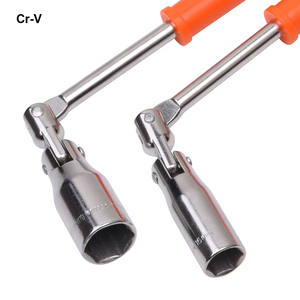 Indurire 16mm 21mm 360 gradi professionale T tipo universale <span class=keywords><strong>chiave</strong></span> <span class=keywords><strong>a</strong></span> bussola per candele per riparazione Auto - Product Image 2