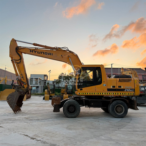 Excavadora de Ruedas Usada a Bajo Precio, HYUNDAI 210W-7 en SHIWEN, Excavadora de Minería de Segunda Mano HYUNDAI 210W 150W HW210 HW150, Envío Gratis - Product Image 6