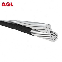 Beste Qualität Chinesischer Hersteller Periwinkle Triplex Service 2-Paar-Edelstahl-Abc-Kabel mit AC SR Neutralleiterklemme