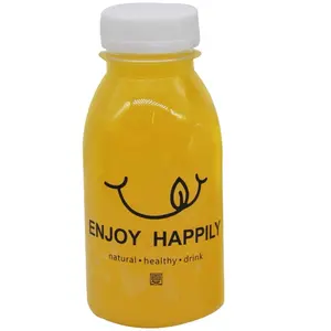 China Empty Hot Filling PET Bottle 8 Oz 250 Ml For Fruit Juice/ Beverage /Milk Storage ,Food Safe Juice Plastic Bottle