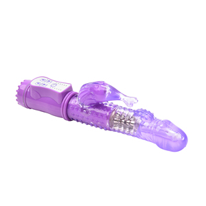 Mainan Seks <span class=keywords><strong>Vibrator</strong></span> Dildo Kelinci Bentuk Putri Duyung TPE untuk Masturbasi - Product Image 4