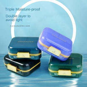 Boîte à pilules en plastique personnalisée avec logo, 7 jours, pour pharmacie, distributeur de médicaments, organiseur de comprimés, étui de voyage en PP - Product Image 2