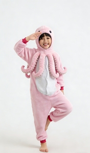 Conjunto <span class=keywords><strong>de</strong></span> Pijama <span class=keywords><strong>de</strong></span> una Pieza <span class=keywords><strong>de</strong></span> Terciopelo Ecológico Haoxuan con Diseño <span class=keywords><strong>de</strong></span> <span class=keywords><strong>Pulpo</strong></span> Rosa <span class=keywords><strong>para</strong></span> Niños, Unisex, Estilo <span class=keywords><strong>de</strong></span> Dibujos Animados, <span class=keywords><strong>Disfraz</strong></span> <span class=keywords><strong>para</strong></span> Jugar a Ser Otros - Product Image 6