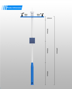Stazione di Monitoraggio Meteo Agricola Intelligente <span class=keywords><strong>Ya</strong></span> Tun con Sensori di Umidità, 4G, RS485 e Controllo Remoto LoRa - Product Image 2