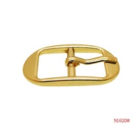Boucle de ceinture en alliage de zinc doré personnalisée, à ardillon unique, pour la remplacement de la quincaillerie de sacs à main, ceintures en cuir et chaussures, vente en gros