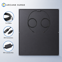 Panel Surya Fleksibel 240W Monokristalin Ringan Portabel untuk RV, Kapal Pesiar, Atap, Balkon dengan MC4