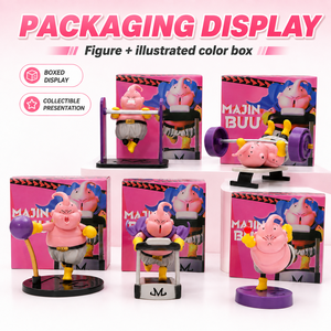 Set de 5 Figuras de Fitness <span class=keywords><strong>Buu</strong></span> en Todas sus Formas, GK <span class=keywords><strong>Majin</strong></span> <span class=keywords><strong>Buu</strong></span>, Muñeco de Juguete en Caja de Plástico y Pieza Decorativa - Product Image 5
