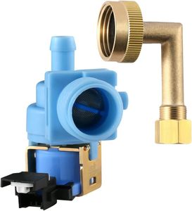 W10648041 Valve d'entrée d'<span class=keywords><strong>eau</strong></span> pour <span class=keywords><strong>lave</strong></span>-<span class=keywords><strong>vaisselle</strong></span> avec <span class=keywords><strong>raccord</strong></span> coudé Remplace W10327249 W10327250 W10316814 W11130743 W10195047 W10872255 - Product Image 1