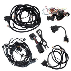 OEM 공장 7핀 RV 원형 플랫 트레일러 라이트 플러그 커넥터 케이블 배선 하네스 제조업체 - Product Image 1