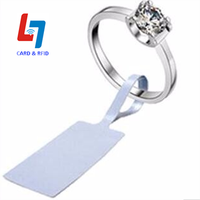 Codage EPC Smart RFID Label Uhf jewelry tag pour l'or/lunettes/bagues/collier contrôle des stocks