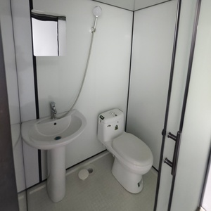 Maison conteneur pliable de 20 pieds, étanche et résistante au vent, abri d'urgence, maison préfabriquée portable, hôtel, pour zones côtières post-taïfun - Product Image 2