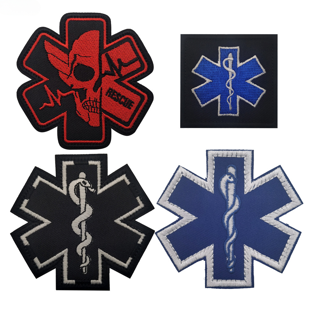 Wholesale Tactical Morale Patches Star of Life Medical Search and Rescue  Embroidery Badges with Hook Loop Backing| Alibaba.com, image size:1000x1000