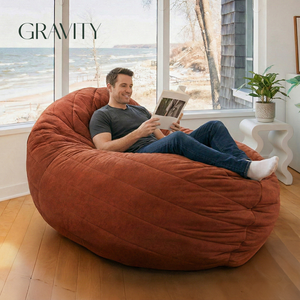 Kursi <span class=keywords><strong>Bean</strong></span> <span class=keywords><strong>Bag</strong></span> Sofa Santai Desain Baru Populer 2026, Nyaman, Custom, Grosir untuk Apartemen dan Ruang Tamu Satu Orang - Product Image 1