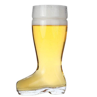 Verre à bière Weihenstephaner allemand de luxe en gros, tasse classique en cristal pour l'Oktoberfest, en vente