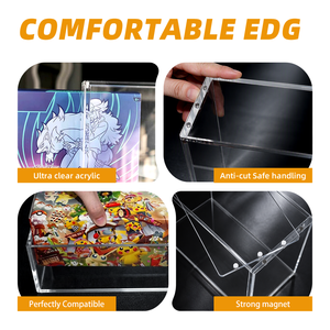 Vetrina Espositiva in Acrilico Trasparente con Copertura Magnetica Resistente ai Raggi UV, Vendita Diretta dalla Fabbrica, Dimensioni Adatte per <span class=keywords><strong>Pokemon</strong></span> Blooming Waters - Product Image 3