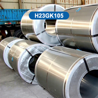 Kawat Baja Silikon Berorientasi Butiran (Grain Oriented Silicon Steel Coil) Cold Rolled Electrical HuaXI H23GK105 Standar GB Jiangsu Toleransi 1% Permukaan Berlapis Pemotongan