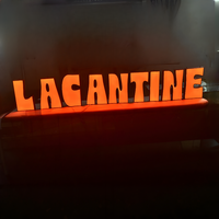Letrero con Letras Iluminadas LED Personalizado |   Letras 3D para Exteriores, Letreros Luminosos para Fachadas de Tiendas, Oficinas y Clubes
