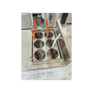 เครื่องทำราเม็งญี่ปุ่นอัตโนมัติสำหรับครัวโรงแรม แบบยกอัตโนมัติ 6 หัวเตาแก๊ส - Product Image 4