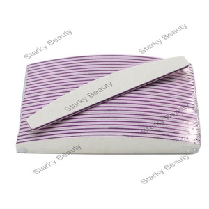 Professionale lima per unghie 5 forme 180/240 lima per unghie colore bianco personalizzato striscia di lucidatura per unghie carta <span class=keywords><strong>vetrata</strong></span> - Product Image 4