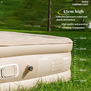 Colchón de Aire Inflable Rápido, Colchón de Aire Elevado, Sofá Portátil Plegable con Bomba Integrada y Almohada - Product Image 3