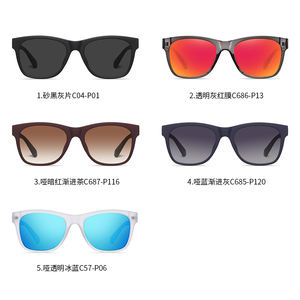 Lunettes de soleil polarisées de haute qualité, vente en gros, logo personnalisé, lunettes pour homme, monture TR90 - Product Image 4