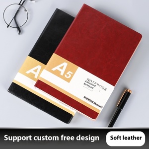 Nhà Máy Bán buôn tùy chỉnh A5 kinh doanh bìa cứng văn phòng phẩm Tạp Chí máy tính xách tay logo dập nổi mềm PU Faux Nhật Ký Da B5 - Product Image 3