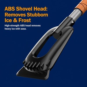 Cepillo Quita Nieve y Raspador de Hielo Portátil para Auto TURUI TR-XC211, Herramienta de Limpieza de Invierno Desmontable de 4 Secciones para Camioneta y SUV, Sin Rayones - Product Image 3
