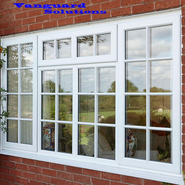 AS2047 Australia Aluminium Alloy Profile Frame Glass Casement Window White Glass Window Grill Design Casement Window