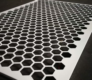 Tamaño personalizado 304/316L SS Placa de malla Agujero Hojas de metal perforadas Tamaño personalizado SS Placa de malla Agujero/perforado - Product Image 1