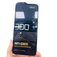 Protection d'écran en verre trempé 300cc Grand Arc 3D Radian Verre Asahi du Japon 0,5 mm d'épaisseur Colle intégrale Grade 9H AAA pour téléphone portable