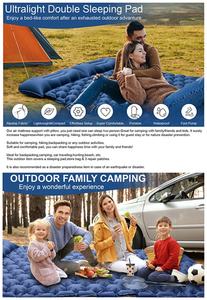 Colchón de tienda de campaña de TPU autoinflable para actividades al aire libre para senderismo-Estera de cama inflable de segunda generación - Product Image 6