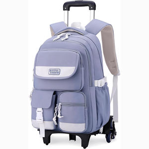 Sac à dos de voyage pour ordinateur portable de 18 pouces pour hommes et femmes, avec roulettes, sac à dos à roulettes pour les voyages de travail, échantillon gratuit - Product Image 1