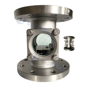 統合ANSI 150lbキャストタイプフランジ付き二重窓フローサイトガラス手動パワーフラッパーとパドルホイールインジケーター - Product Image 1