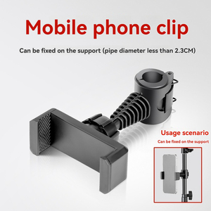 Khung phát sóng trực tiếp phổ xoay xoay xoay hai vị trí kẹp điện thoại di động xoắn ốc 360 độ đa chức năng - Product Image 2