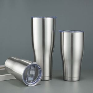 30oz Stainless Contoured Tumbler Vacuum Insulated Gym Hiking <b>Large</b> Capacity Water Cup - Product Image 4
