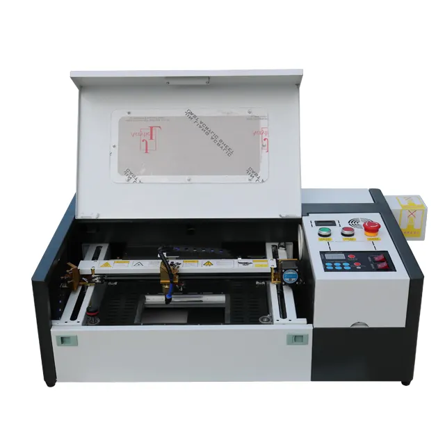 Mejor precio 3020/2030 grabador láser 50W 40W máquina de grabado de sellos de goma K40 máquina de corte láser