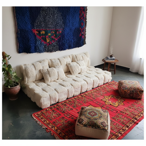 Juego de Sofa de Suelo Oriental-Esponja de Algodón de Calidad-200x80x20 cm-Cualquier Color Es Posible. - Product Image 3