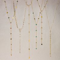 Collier personnalisé en acier inoxydable 316L plaqué or 18 carats avec pendentif coquillage, étoile de mer, conque et perle